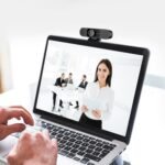 eMeet C960 1080P Webcam with Privacy Cover Black