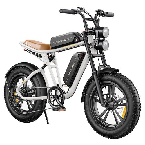 ENGWE M20 13Ah Dual Battery 20 Inch E-Bike 750W 45Km/h Speed White