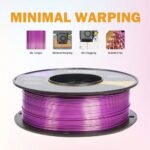 ERYONE Dual Color Silk PLA Filament 1kg Yellow and Purple