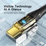 ESSAGER 100W USB-A to Type-C Charging Cable Black