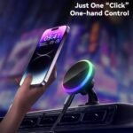 ESSAGER 15W RGB Magnetic Wireless Charger Car Holder