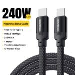ESSAGER 240W Type-C to Type-C Charging Cable