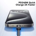 ESSAGER 240W Type-C to Type-C Charging Cable