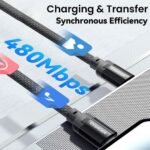 ESSAGER 240W Type-C to Type-C Charging Cable