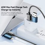 ESSAGER 65W 4 in 1 Charging Cable Blue