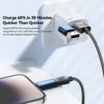 ESSAGER 65W 4 in 1 Charging Cable Blue