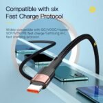 ESSAGER 66W Fast Charge Data Cable 1m Khaki