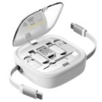 ESSAGER Type-C To Type-C Data Cable with Storage Box White
