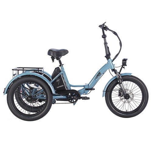 FAFREES F20 Mate Electric Tricycle 500W Blue