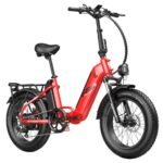 Fafrees FF20 Polar E-Bike 40Km/h 500W 48V 10.4AH Dual Battery Red