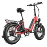 Fafrees FF20 Polar E-Bike 40Km/h 500W 48V 10.4AH Dual Battery Red