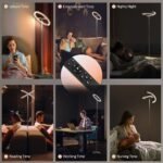 FIMEI Floor Lamp with Remote Control and Touch Control