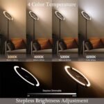 FIMEI Floor Lamp with Remote Control and Touch Control