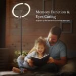 FIMEI Floor Lamp with Remote Control and Touch Control