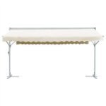 Free Standing Awning 600x300 cm Cream