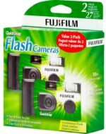 Fujifilm - QuickSnap Flash 400 Single-Use Camera with Flash - 2 pack - Green