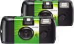 Fujifilm - QuickSnap Flash 400 Single-Use Camera with Flash - 2 pack - Green