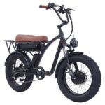 GOGOBEST GF750 Plus E-Bike 20 inch 50km/h 48V 17.5Ah Dual Motor Black