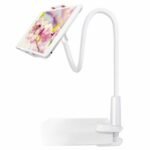 Gooseneck Phone Tablet Holder Flexible Holder 360 Adjustable White