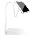 Gooseneck Phone Tablet Holder Flexible Holder 360 Adjustable White