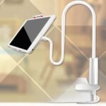 Gooseneck Phone Tablet Holder Flexible Holder 360 Adjustable White