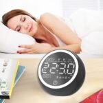 GREEN TIME X10 Bluetooth Alarm Clock Speaker Black