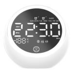 GREEN TIME X10 Bluetooth Alarm Clock Speaker White