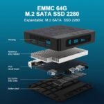 GXMO N4 Mini PC 6+64GB US Plug