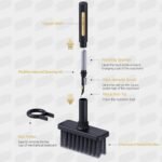 Hagibis Multifunctional Cleaning Tool Black