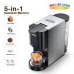 HiBREW H3A 5 in 1 Coffee Machine Silver