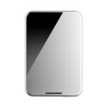 HINOVO MB1-5000xw Magnetic Wireless Power Bank Mirror White