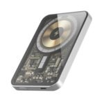 HINOVO MB1-5000xw Magnetic Wireless Power Bank Mirror White