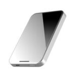HINOVO MB1-5000xw Magnetic Wireless Power Bank Mirror White