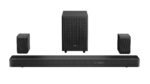 Hisense - 5.1.2 Dolby ATMOS Soundbar with Wireless Rear Satellite Speakers & Wireless Subwoofer - Black