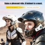 Houtonsen FX2 Helmet Bluetooth Headset White