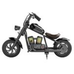 HYPER GOGO Challenger 12 Plus Electric Motorcycle for Kids Black