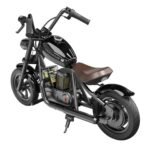 HYPER GOGO Challenger 12 Plus Electric Motorcycle for Kids Black