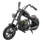 HYPER GOGO Challenger 12 Plus Electric Motorcycle for Kids Black