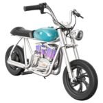 HYPER GOGO Pioneer 12 Plus with App Electric Motorcycle for Kids -Blue