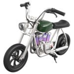 HYPER GOGO Pioneer 12 Plus with App Electric Motorcycle for Kids-Green