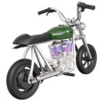 HYPER GOGO Pioneer 12 Plus with App Electric Motorcycle for Kids-Green