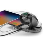 iHome - Dual Qi Wireless Fast Charging, Airpod Charging, Apple Watch Charging, and USB Charging Alarm Clock - Multi