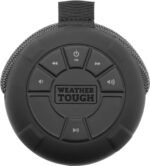 iHome - PlayTough Pro - Bluetooth Rechargeable Waterproof Portable Speaker with 360° Stereo Sound - Black