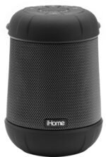 iHome - PlayTough Pro - Bluetooth Rechargeable Waterproof Portable Speaker with 360° Stereo Sound - Black
