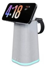 iHome - Power Tower Triple Wireless Bluetooth Charging Speaker with Apple Watch Charging - Gray