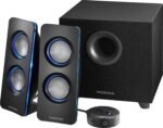 Insignia™ - 2.1 Bluetooth Lighted Speaker System (3-Piece) - Black