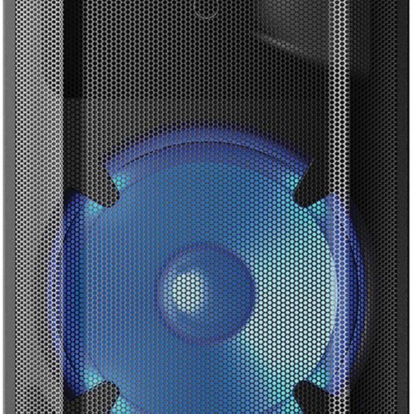 ION Audio - Trouper 300 - Battery-Powered Portable Speaker System with Multi-Channel Mixer and Lights - Black