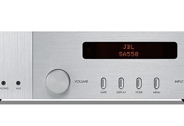 JBL - SA550 2.0-Ch. Bluetooth Integrated Amplifier with AptX Adaptive - Silver