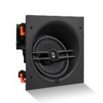 JBL - Stage Angled In-Ceiling Loudspeaker with 1" Aluminum Dome Tweeter and 8" Polycellulose Cone Woofer - Black