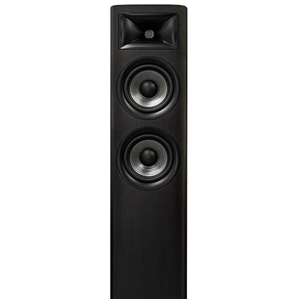 JBL - Studio 680 Dual 6.5" 2.5-Way Compression Driver Floorstanding Loud Speaker (Each) - Dark Wood